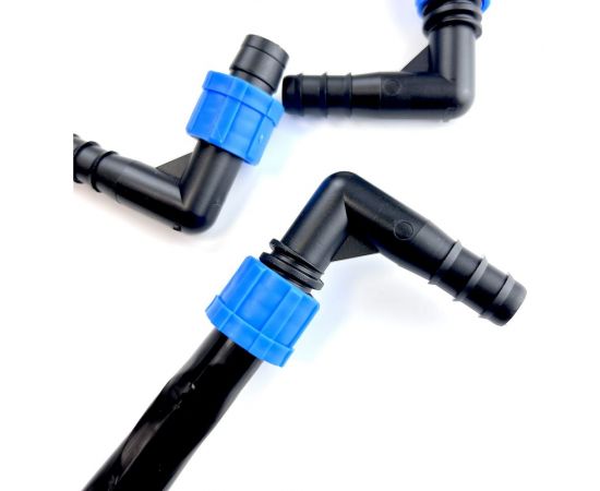 Переходной угол с трубки 16 мм на капельную ленту 16 мм Профитт 4 шт. 1892495 – изображение 5