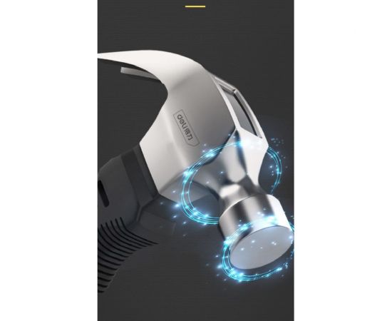 Молоток-гвоздодер DELI DL441008 укороченный, 250 г, 160 мм, эргономичная прорезиненная рукоять 114785 – изображение 6