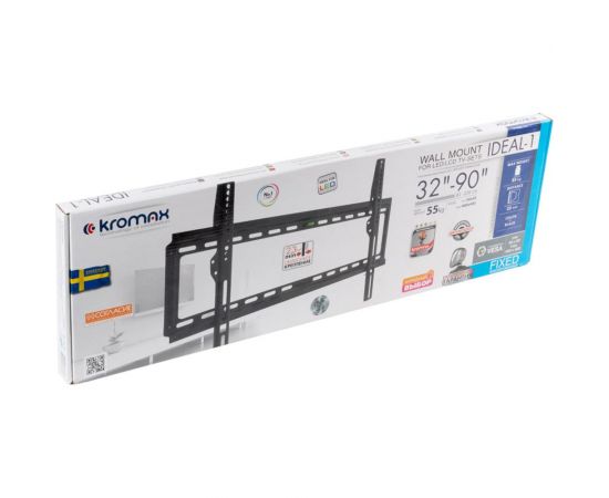 TV кронштейн Kromax IDEAL 1 black 26001 – изображение 7