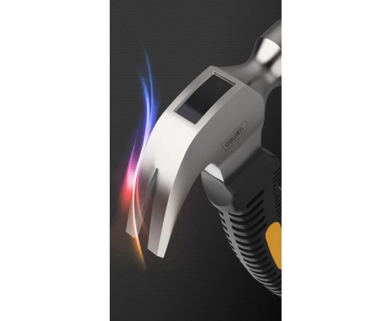 Молоток-гвоздодер DELI DL441008 укороченный, 250 г, 160 мм, эргономичная прорезиненная рукоять 114785 – изображение 7