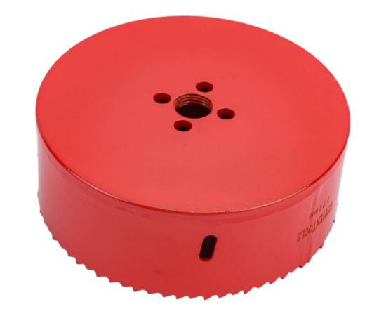 Коронка биметаллическая по металлу 121 мм vertextools 2525-121 