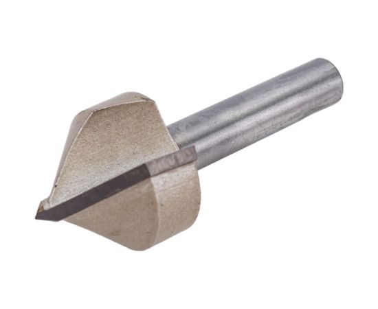 Фреза по дереву пазовая галтельная 90 градусов, 25х20.7 мм, хв-к 8 мм Strong СТФ-10040025 