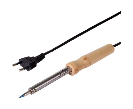 Паяльник PROCONNECT ПД 220В 65Вт деревянная ручка блистер 12-0176-4 