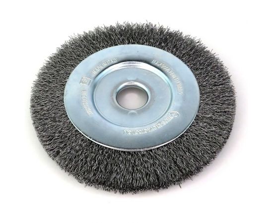 Щетка дисковая для УШМ 150x15x22.2 мм, проволока гофр. сталь 0.35 мм SIT 2470 