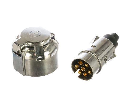 Разъем-электро фаркопа в блистере /металл/ , комплект AUTOVIRAZH AV-4007 