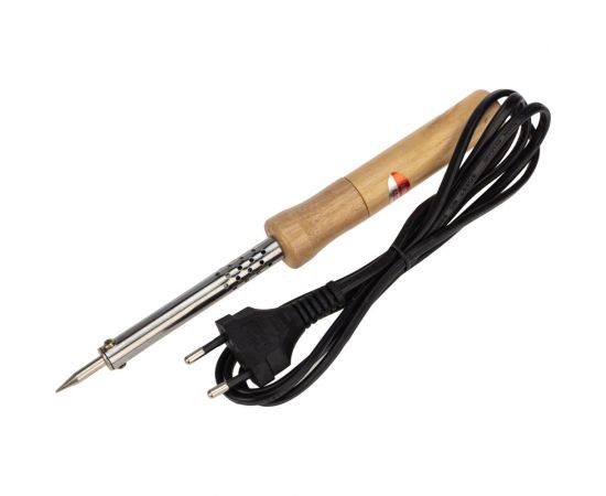 Паяльник PROCONNECT ПД 220В 65Вт деревянная ручка блистер 12-0176-4 – изображение 3