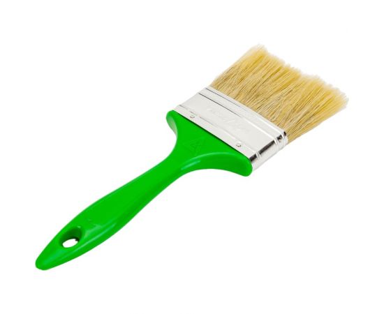 Плоская кисть Управдом ""Lazur"" 75мм, смешанная щетина, пластиковая ручка 4100000552 – изображение 2