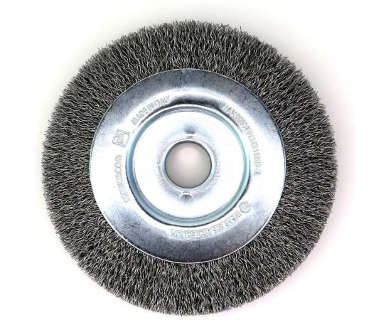 Щетка дисковая для УШМ 150x15x22.2 мм, проволока гофр. сталь 0.35 мм SIT 2470 – изображение 3