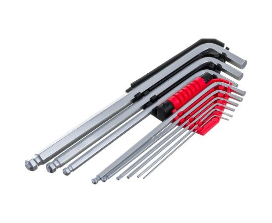 Набор шестигранников YATO 9шт. 1,5-10 мм с шаром YT-0506 – изображение 3