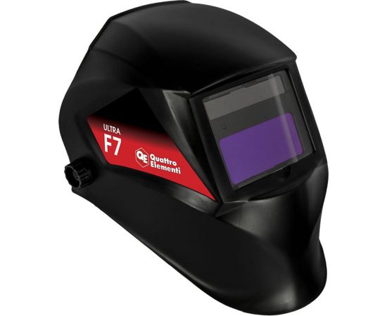Маска сварочная ULTRA F7 DIN 9-13, Хамелеон, коробка QUATTRO ELEMENTI 908-528 – изображение 3