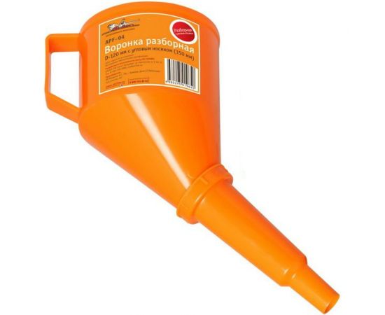 Воронка разборная D-110 мм, угловой носик 150 мм, латунная сетка Airline APF-04 – изображение 6