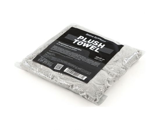 Плюшевая микрофибра для финишных работ Shine systems Plush Towel 40х40см, 500 гр/м2 SS909 – изображение 2