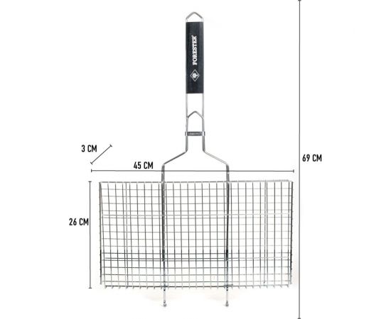 Большая решетка-гриль Forester BQ-N02 – изображение 7
