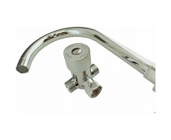 Сенсорный смеситель для кухни OUTE хром, высота 300 мм, однорычажный, монтаж на одно отверстие T991 – изображение 7
