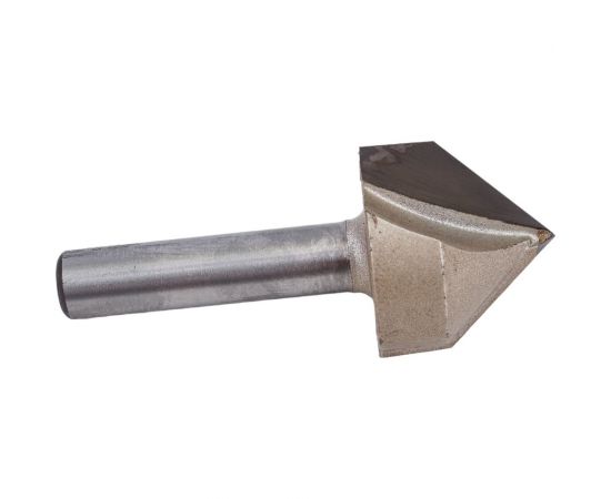 Фреза по дереву пазовая галтельная 90 градусов, 25х20.7 мм, хв-к 8 мм Strong СТФ-10040025 – изображение 2