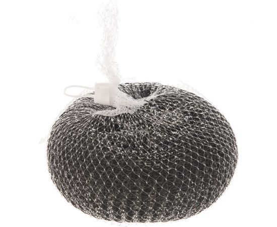 Металлическая, большая, сетчатая губка для посуды ЛАЙМА 100 г 603106 – изображение 4