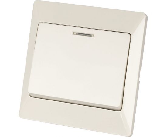 Выключатель TDM Ильмень 1 кл. с подсветкой 10А слоновая кость SQ1823-0103 – изображение 4