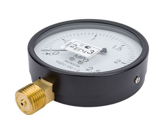 Манометр ЭКО-М Экомера МД02-100 мм 0..2,5МПа G1/2 (Эконом) МД02-100-G-2,5МПа-ЭИ – изображение 3