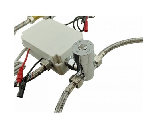 Сенсорный смеситель для кухни OUTE хром, высота 300 мм, однорычажный, монтаж на одно отверстие T991 – изображение 4