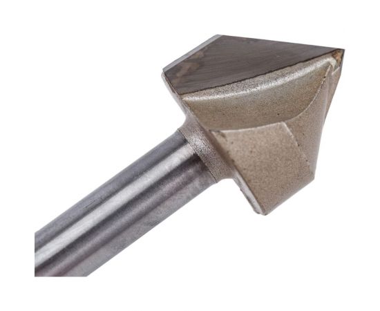 Фреза по дереву пазовая галтельная 90 градусов, 25х20.7 мм, хв-к 8 мм Strong СТФ-10040025 – изображение 5