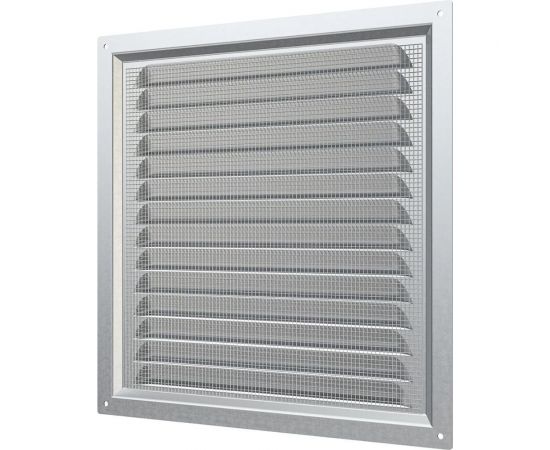 Решетка вентиляционная 3030МЦ вытяжная стальная с оцинкованным покрытием 300x300 мм ERA 86-860 – изображение 2