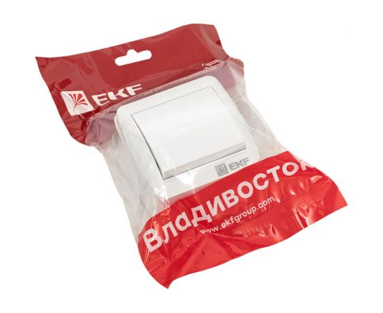 1-клавишный выключатель EKF Владивосток 10А IP54 белый EQR16-021-30-54 – изображение 4