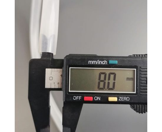 Силиконовый прозрачный шланг Профитт 8x11 мм, 0.5 м 2229620 – изображение 2