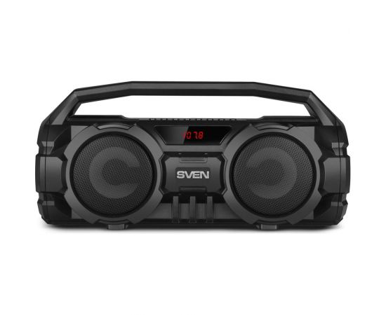 Портативная колонка SVEN АС PS-415 черная, 12 Вт, Bluetooth, FM, USB, microSD, LED-дисплей, 1500 мА*ч SV-019631 – изображение 8