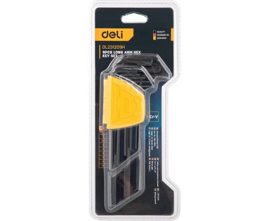 Набор шестигранных ключей DELI DL231209H 98336 – изображение 7