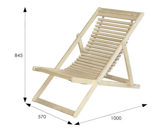 Шезлонг Мебелик 22 7774 – изображение 2