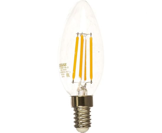 Лампа Gauss LED Filament Свеча dimmable E14 5W 420lm 2700К 103801105-D – изображение 4
