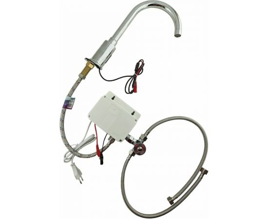 Сенсорный смеситель для кухни OUTE хром, высота 300 мм, однорычажный, монтаж на одно отверстие T991 – изображение 3