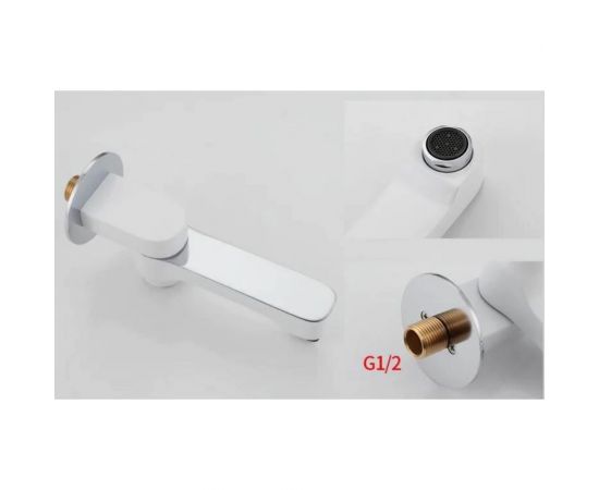 Душевой комплект Gappo G7148-8 белый хром 545103 – изображение 4