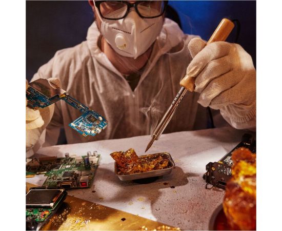 Паяльник PROCONNECT ПД 220В 65Вт деревянная ручка блистер 12-0176-4 – изображение 6