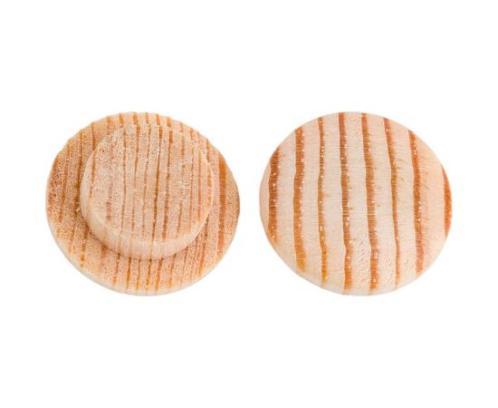 Деревянная заглушка с широкой шляпкой ЕВРОПАРТНЕР 12 мм, сосна, 10 шт. 16 1185 1 