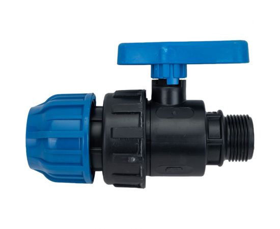 Шаровый кран RTP наружная трубная резьба, цанга, D 32х1 15466 