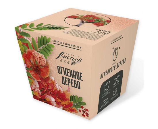 Набор для выращивания растений Тысяча листьев Премиум огненное дерево tl-037 