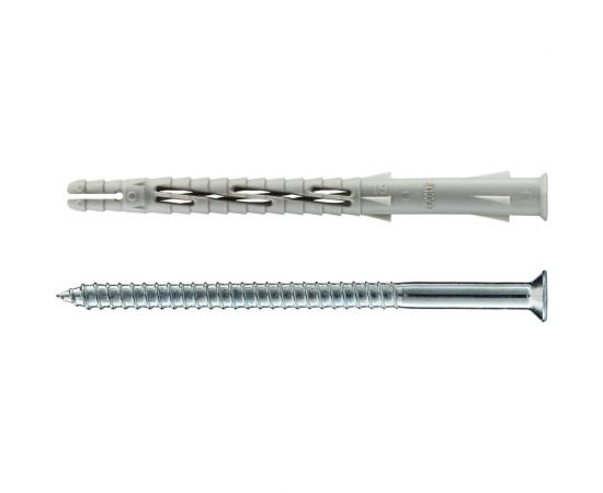 Фасадный дюбель с шурупом Tecfi потайная головка, шлиц TORX 8x100 4 шт 147666 – изображение 3