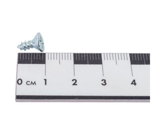 Саморез ZAMETAL 3,9x9,5 с потайн. гол., крест шлиц, DIN 7982, оц., 1000 шт. ZA100619 – изображение 2