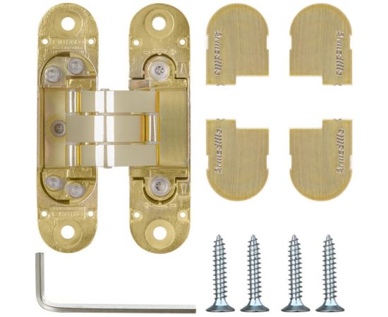 Петля скрытой установки с 3D-регулировкой ARMADILLO 9540UN3D SG Мат. золото 38667 – изображение 4