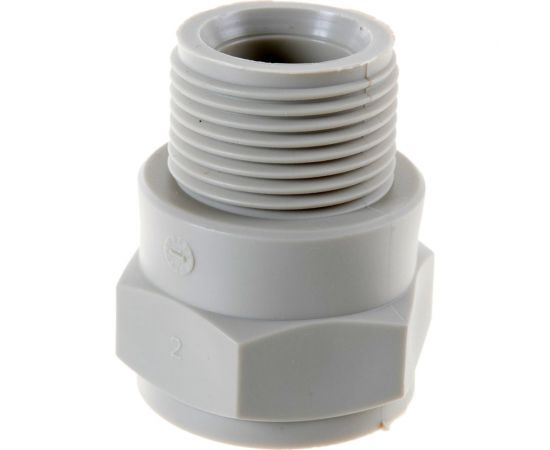 Переходник FV-PLAST с пласт. резьбой наружной без втулки Dg 32x1 100 10 213032 – изображение 4