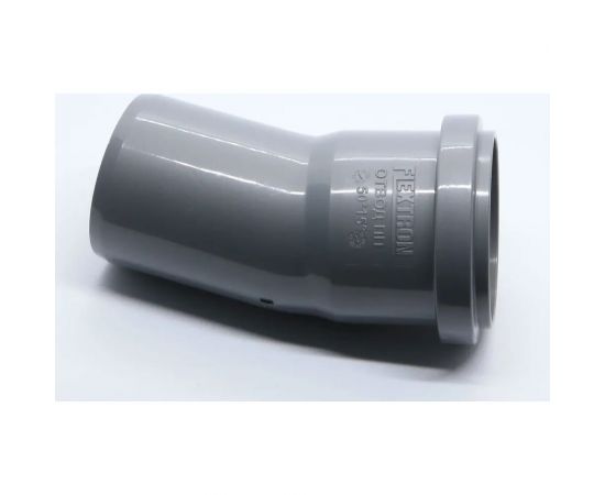 Отвод Flextron D 50 мм 15 градусов, для внутренней канализации 148046 – изображение 7