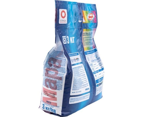 Стиральный порошок автомат Сонца 3кг Мара Узор для цветного 86608 – изображение 2