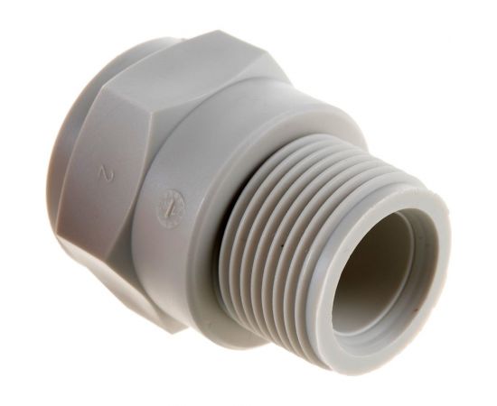 Переходник FV-PLAST с пласт. резьбой наружной без втулки Dg 32x1 100 10 213032 – изображение 5