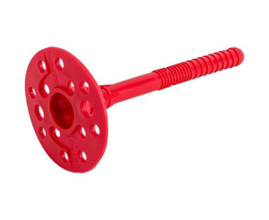 Дюбель для теплоизоляции Tech-Krep 10x120 мм, с металлическим гвоздём, с термоголовкой, 250 шт. 154318 – изображение 3