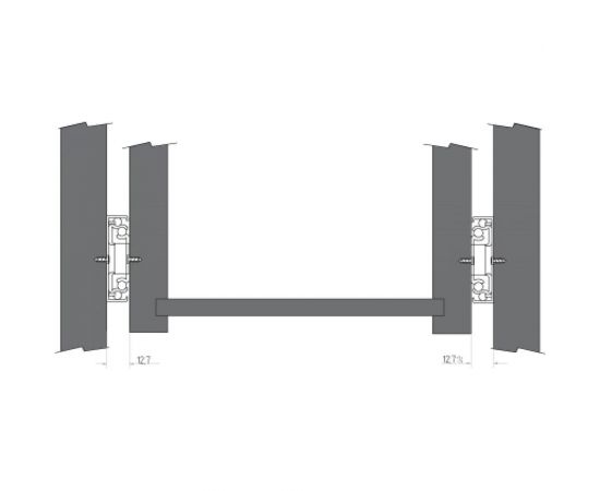 Шариковые направляющие полного выдвижения MF 300 мм, Н=45 мм 6570v – изображение 2