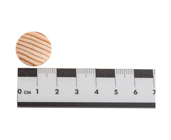 Деревянная заглушка с широкой шляпкой ЕВРОПАРТНЕР 12 мм, сосна, 10 шт. 16 1185 1 – изображение 4