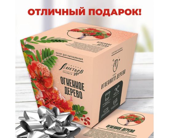 Набор для выращивания растений Тысяча листьев Премиум огненное дерево tl-037 – изображение 8