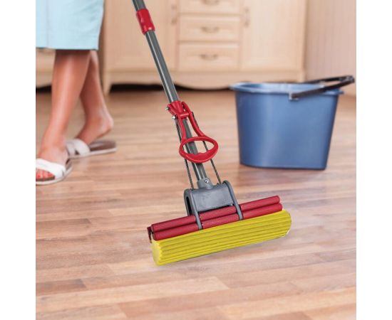 Самоотжимная швабра ЛАЙМА 125 см 603597 – изображение 5