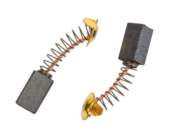 Комплект угольных щеток для электроинструмента Hitachi (пружина, пятак-ухо), 6.5x7.5x12 мм, 2 шт COFRA SDH-34637 